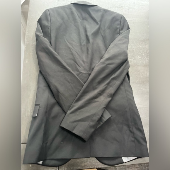 Men's Top Shop Topman Black Slim Cut Blazer Sport Coat Size 34 - Picture 4 of 13